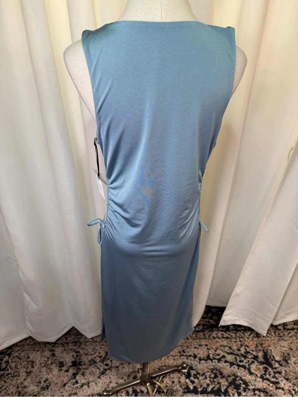 NWT Jade Swim ‘Callie’ Swim Dress Coverup in “Azure” Blue Size Large